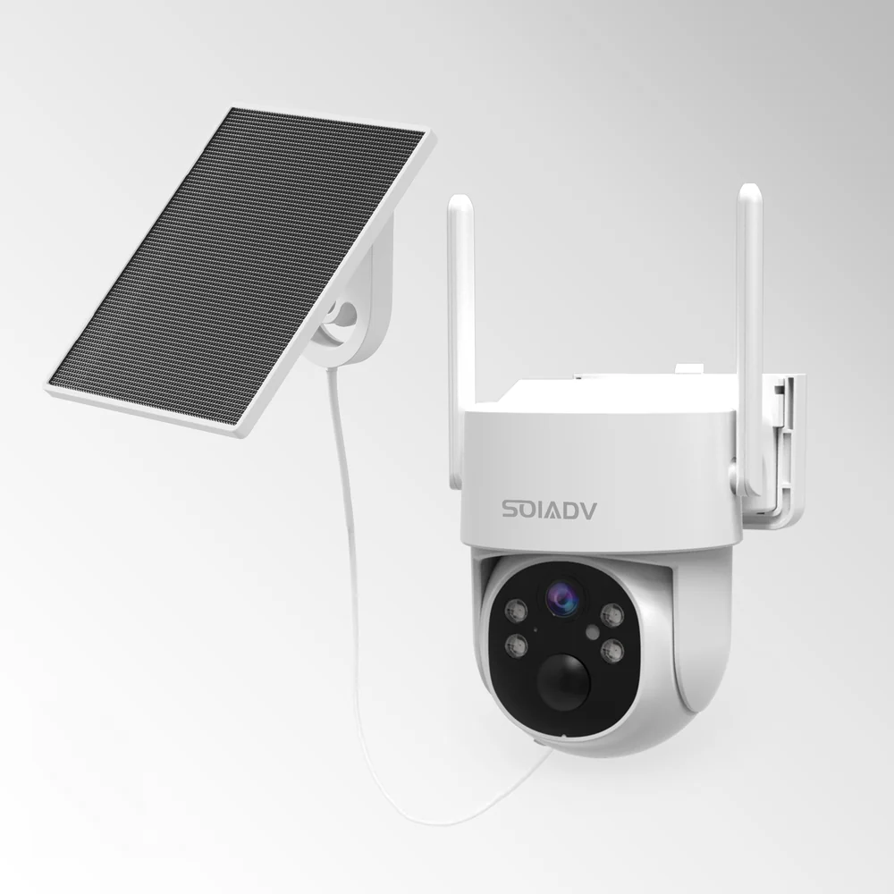SOIADV solar-powered outdoor security camera